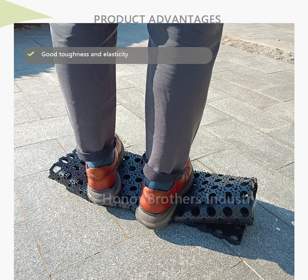 Lightweight Anti-Slip Durable Modular Interlocking Drainage Tiles, Deck Mat with Drainage