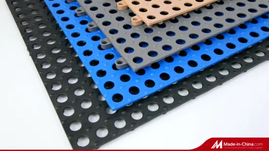 Flexible PVC Interlocking Floor Tile 300X300mm PVC Modular Floor Mats