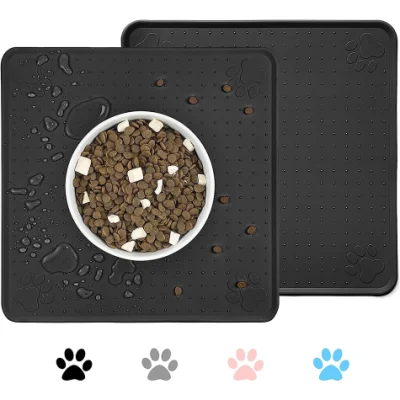 Silicone Pet Meal Mat for Dogs and Cats Is Non Slip and Waterproof